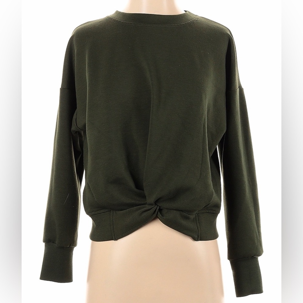Cynthia Rowley twist front sweatshirt